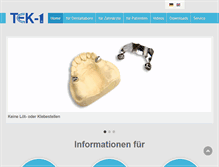 Tablet Screenshot of com.tek-1.de